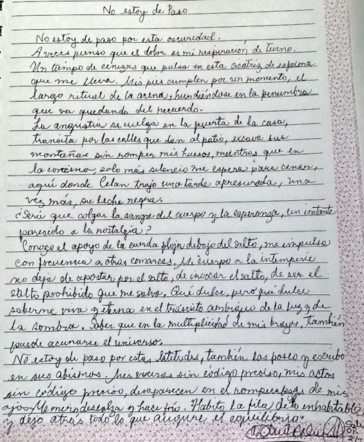 No estoy de&nbsp;paso